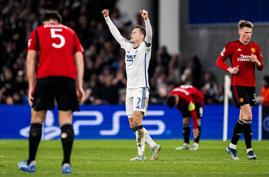 Viktor Claesson of FC Copenhagen celebrates