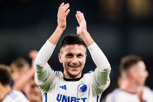Roony Bardghji of FC Copenhagen celebrates