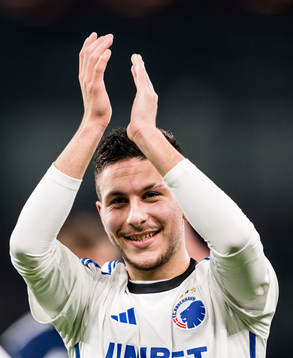 Roony Bardghji of FC Copenhagen celebrates