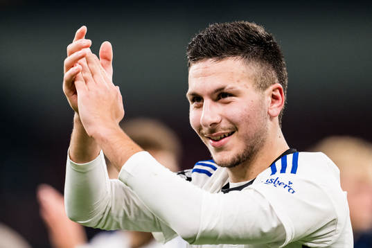 Roony Bardghji of FC Copenhagen celebrates