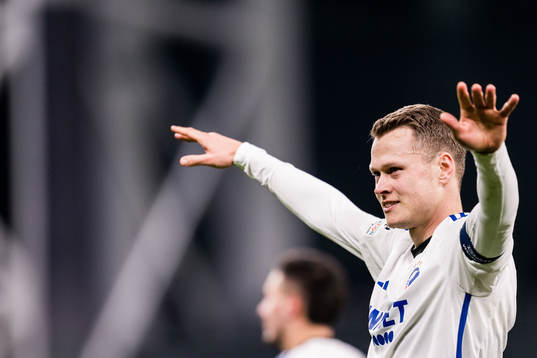 Viktor Claesson of FC Copenhagen celebrates