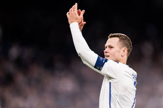 Viktor Claesson of FC Copenhagen celebrates