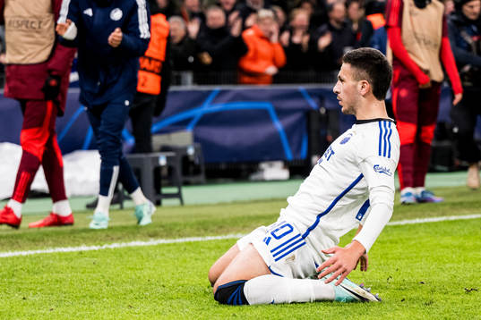 Roony Bardghji of FC Copenhagen celebrates