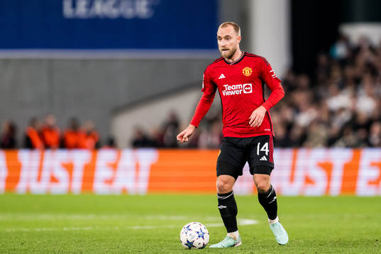 Christian Eriksen of Manchester United