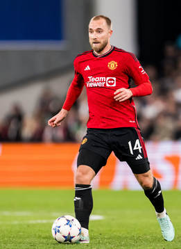 Christian Eriksen of Manchester United