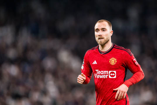 Christian Eriksen of Manchester United