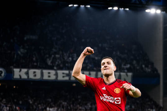Diogo Dalot of Manchester United celebrates