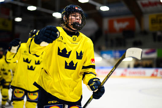 Mira Jungåker of Sweden celebrates scoring 2-3