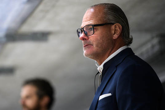 Assistant coach Andreas Spångberg of Sweden