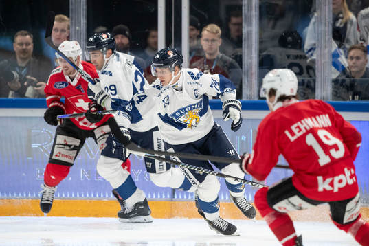 Antti Suomela #74, FIN Ahti Oksanen #29, FIN, Marco Lehmann