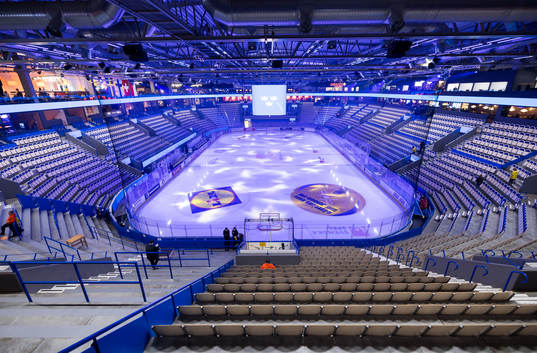 Interior view of Vida arena