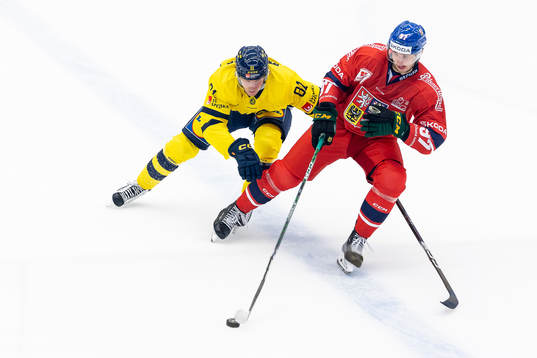 Marcus Sylvegård of Sweden and Dominik Masin of Czech