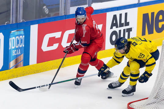 Tomas Dvorak of Czech Republic and Linus Johansson of Sweden