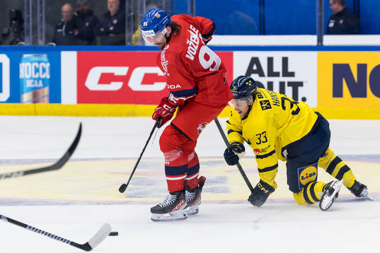 Daniel Vozenilek of Czech Republic and Niklas Hansson of