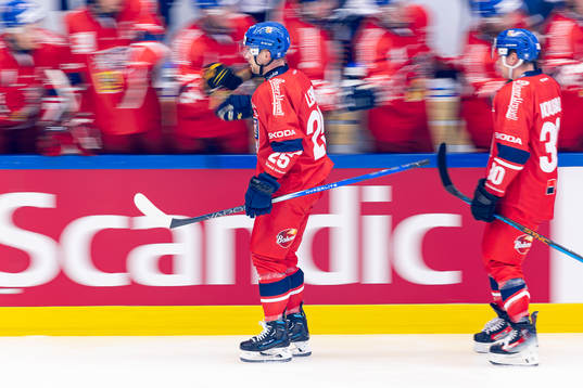 Radan Lenc of Czech Republic celebrates