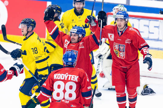 Jakub Flek of Czech Republic celebrates