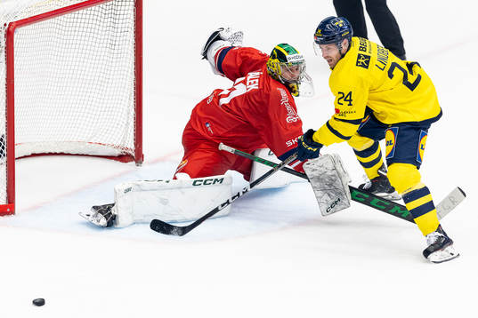 goaltender Jakub Málek of Czech Republic and Oscar