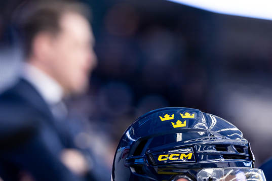 Helmet of Swedish player