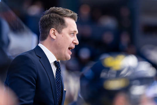 Head coach Sam Hallam of Sweden