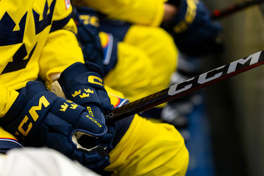 Hockey gloves of Sweden