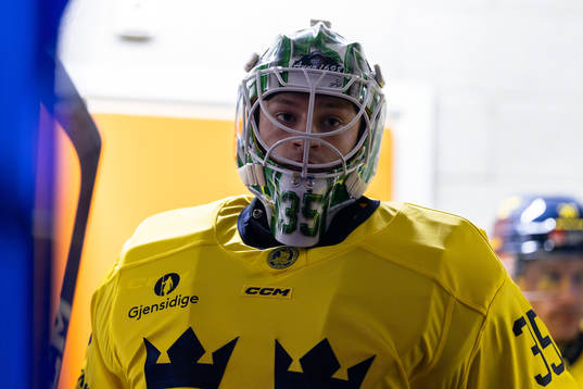 goalkeeper Carl Lindbom of Sweden