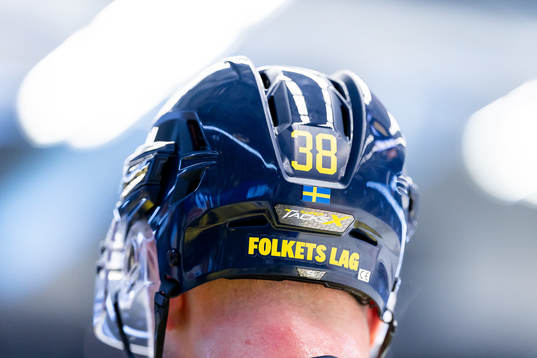 Helmet of Olle Alsing of Sweden