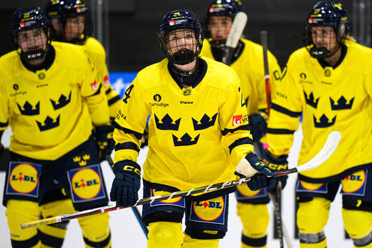 Ebba Hedqvist of Sweden celebrates the 0-1 goal