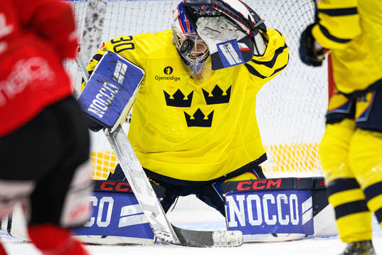 Goaltender Ebba Svensson Träff of Sweden