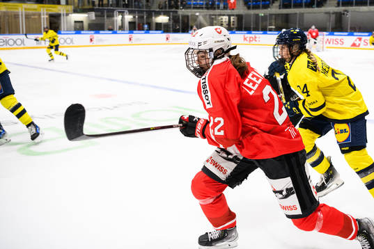 Sinja Leemann of Switzerland and Ebba Hedqvist of Sweden