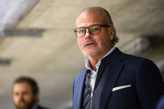 Assistant coach Andreas Spångberg of Sweden