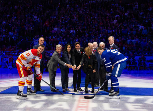Henrik Lundqvist is joined by his fellow inductees for a