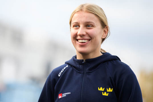 Goaltender Ebba Svensson Träff of Sweden