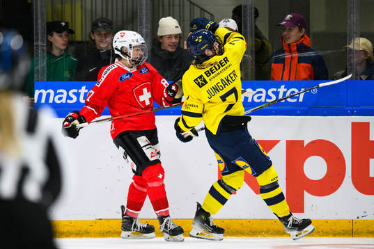 Cindy Joray of Switzerland and Mira Jungåker of Sweden