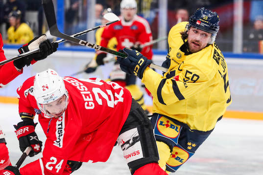 Tobias Geisser of Switzerland and Linus Johansson of Sweden