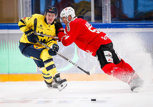 Joakim Nygård of Sweden and Christian Martiof Switzerland
