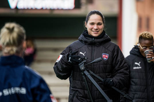 FC Rosengårds assisterande tränare Ieva Cederström