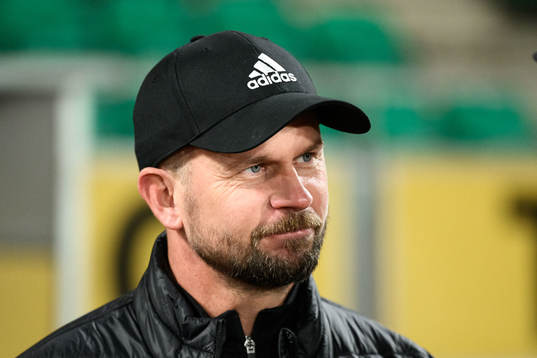 Skövde AIKs tränare Tobias Linderoth