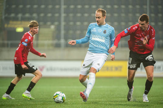 Gefles Oscar Lundin och Trelleborgs Zander Hyltoft