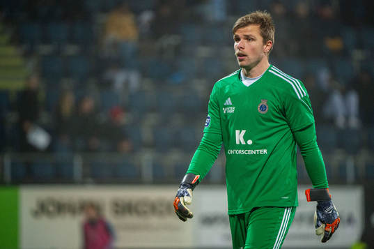 Gefles målvakt Tobias Johansson