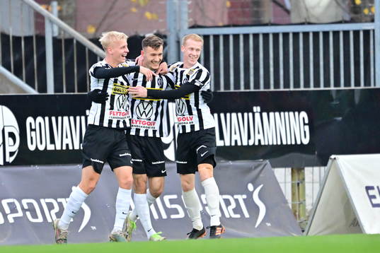 Landskronas Robin Dzabic jublar