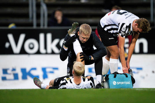 Landskronas Emil Lindman har ont