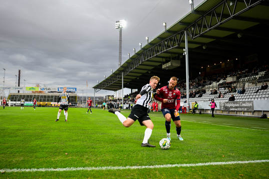 Landskronas Jesper Strid och Örgrytes Nicklas Bärkroth