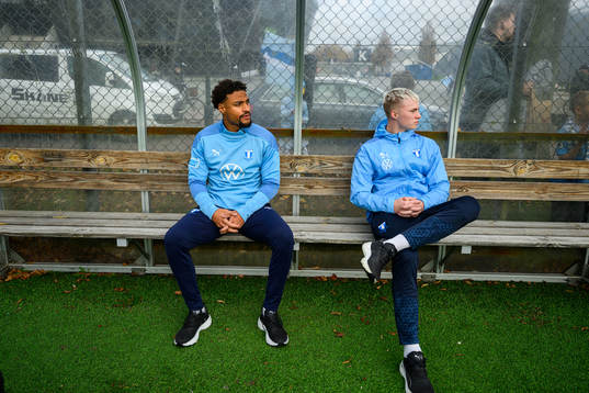 Joseph Ceesay och Daniel Gudjohnsen