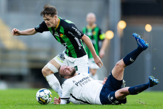 GAIS Axel Henriksson och Utsiktens Alexander Faltsetas