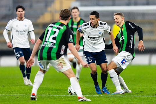 Utsiktens Predrag Randelovic och GAIS Gustav Lundgren
