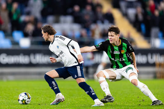 Utsiktens Fredrik Martinsson och GAIS Axel Henriksson