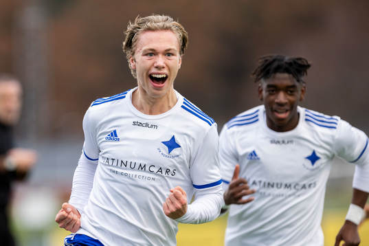 IFK Norrköpings Jesper Lindvall jublar