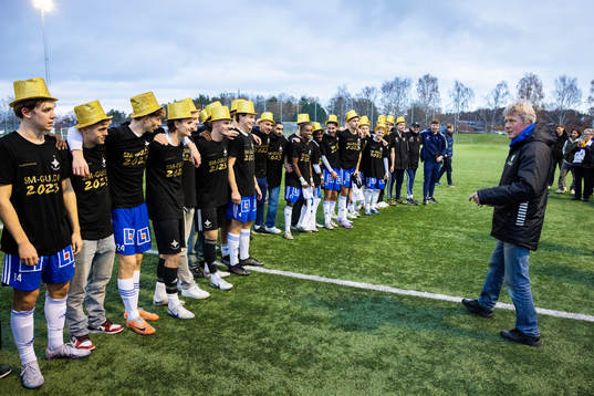 IFK Norrköpings spelare jublar