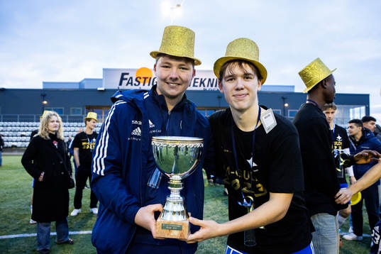 IFK Norrköpings målvaktstränare Axel Lindgren och Ture