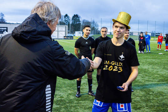 IFK Norrköpings Ture Sandberg jublar